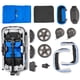 thumbnail image 5 of Gladly Family Anthem2 2-Seat All-Terrain Wagon Stroller with Easy Push and Pull, Removable XL Canopies, and Sturdy, Safe Folding for Storage and Transport, Electric Silver, 5 of 5