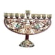 thumbnail image 2 of Portavelas de metal Candelabros Centro de mesa 9 Rama Menorá Candelabro para oración Velas votivas Chimenea Sala de estar Hotel Zulema Portavelas, 2 of 8