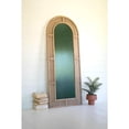 thumbnail image 3 of WOVEN ARCHED RATTAN FRAMED WALL MIRROR - LARGE, 3 of 4
