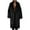 Black, variant on Honeeladyy Faux Fur Winter Long Soft Coat Women's Warm Fur Jacket Overcoat Topcoat Outerwear Black M