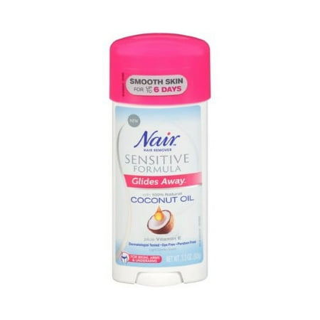 Nair Glides Away Sensitive with Coconut Oil and Vitamin E