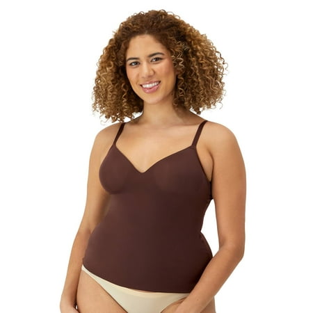Maidenform Firm Control Shapewear Tummy Shaping Wireless Foam Cami S130 Color: Just Brown Size: XX LARGE