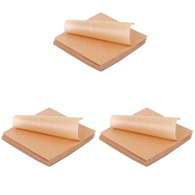 1500 Pcs Unbleached Parchment Paper Baking Sheets, 4X4 Inches Non-Stick Precut Baking Parchment, Perfect for Wrapping