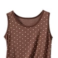thumbnail image 5 of jjayotai Plus Size Tank Tops for Women Polka Dots Sleeveless Tops Crew Neck Shirts Summer Casual Basic Going out Tanks, 5 of 6