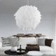 thumbnail image 2 of 2025 New White Feather Ceiling Lampshade Pendant Non-electric Shade Shade Reducing Ring Pendan Lamp - 30cm, 2 of 4