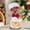 B 2X5, variant on Wuztai Christmas Gingerbread Man Candy Jar Mini, Red White Hat Festive Decor for Kids, Holiday Gift Storage Container