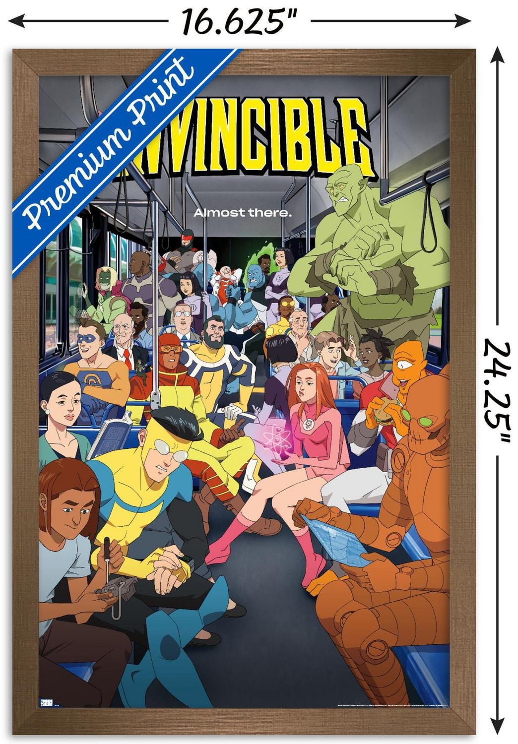 Invincible: Season 2 - Bus One Sheet Wall Poster, 22.375" x 34"