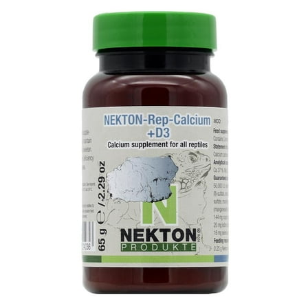NEKTON Rep-Calcium Plus D3 Reptile Supplement 2.29 oz (65g)