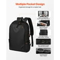 thumbnail image 3 of Lightweight Hiking Backpack 26L with Laptop Compartment Fits 15.6 Inch Laptop, Water-Resistant Travel Backpack with USB Port, Luggage Strap, Anti-Theft Pocket, and Multiple Pocket for Outdoor or Work, 3 of 11