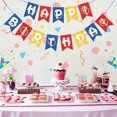 thumbnail image 3 of Banner de cumpleaños Woizoeiy Happy Birthday, rojo, azul y amarillo, 3 of 7