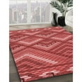 thumbnail image 3 of Ahgly Company Machine Washable Indoor Rectangle Transitional Red Area Rugs, 8' x 10', 3 of 7