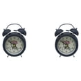 thumbnail image 2 of Reloj despertador de Metal Toystoory con doble campana luz de noche silenciosa Negro, 2 of 6