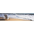 thumbnail image 3 of Foschino, Suzanne 24x8 Black Modern Framed Museum Art Print Titled - Adirondaks On The Beach, 3 of 5