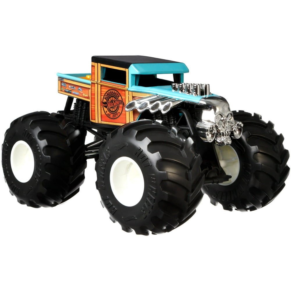 hot wheels monster truck remote control bone shaker
