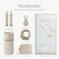thumbnail image 2 of Hannah & Sophia Weekender Diaper Bag Set, Oat Milk, 2 of 10