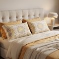 thumbnail image 2 of Unique Bargains 2 Pcs Cotton Cooling Envelope Closure Comfortable Pillowcase Yellow A, 2 of 5