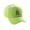 Lime, variant on Daxton Structured Baseball Hat Cap Curved Visor Old English Font Alphabet A to Z, Black Hat Black M