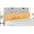 thumbnail image 2 of Giraffe Headboard, Giraffes in Retro Color Safari Savannah Design Hot Wild Life Animal Boho Scenery, Upholstered Decorative Metal Bed Headboard with Memory Foam, King Size, Orange Cream, by Ambesonne, 2 of 4