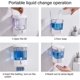 thumbnail image 5 of Dispensador de jabón Sensor de dispensador de jabón eléctrico con batería sin contacto automático blanco con capacidad de 700 ml Sensor de movimiento infrarrojo de 0-10 cm_ kaili Sencillez, 5 of 5