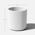 thumbnail image 4 of Veradek Demi Series  20" Plastic-Stone Planter - White, 4 of 9