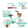 thumbnail image 6 of JOYSTAR Girls Bike for 2-13 Years Old Toddlers and Kids, 12" 14" 16" 18" Kids Bike with Training Wheels & Basket, 20 Inch Kid's Bicycle with Kickstand, Retro Style Bikes, 6 of 11