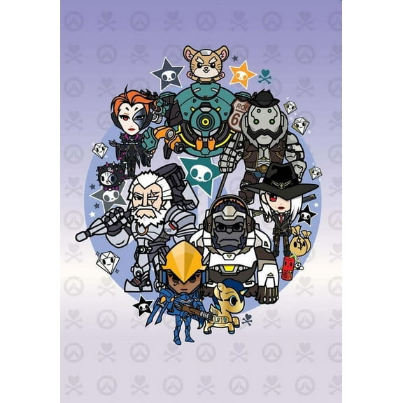 Overwatch Tokidoki X Series 3 Notebook: Heroes Theme, (Hardcover)