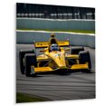thumbnail image 2 of Designart "Rush of Formula Car at Speedway II" Racing Metal Wall Art, 2 of 5