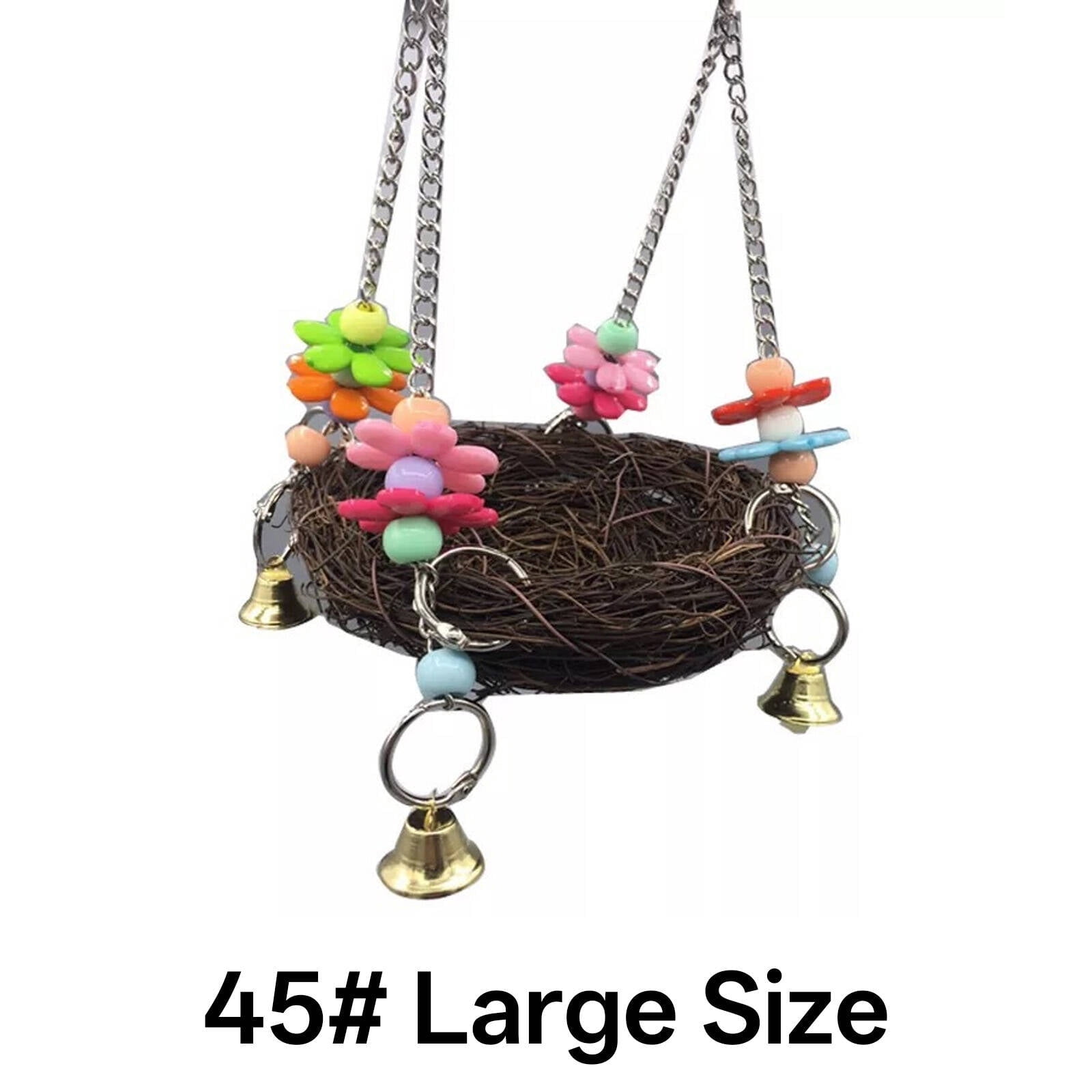 BESTSKY 2026 New Pet Bird Hanging Chew Toys Bird Toy Bird Toys Entertains Birds Bird Cage Accessories L for Birds Parakeets Cockatiels Small Pets Cages Boredom Relief Interactive Play