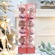 thumbnail image 1 of Bolas de Decoración Navideña, Bolas Navideñas, Bolas con Forma Navideña, Bolas Galvanizadas, Bolas Pintadas para Decoración de Árbol de Navidad, Combo de 24 Piezas, 1 of 6