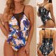thumbnail image 4 of Traje de baño de una pieza para mujer Traje de baño con cuello en V profundo Ahueca hacia fuera Traj Abanopi Traje de baño, 4 of 7