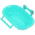 thumbnail image 2 of Plastic Parrot Bath Box Bird Cage Accessory Bathing Tub Bath for Parakeet Pet Birds, 2 of 8