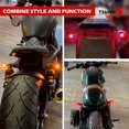 thumbnail image 4 of TSUNG - Motorcycle Mini LED Turn Signals Micro Turn Signal Small Indicator Front Rear Compatible with Harley Davidson Indian Honda Suzuki Triumph Cafe Racer Bobber Street Bike, 4 of 7
