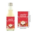 thumbnail image 5 of Christmas Bottle Label 24pcs Sticker Santa Claus Snowman Theme Atmosphere Arrangement Small Wine Bottle Sticker, 5 of 5