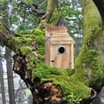 thumbnail image 4 of Wooden Wren House with Predator Guard, Bird Nesting for Outdoor, Garden Patio Nest Box Birdhouse for Wild Bird Watching, 4 of 6