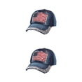 thumbnail image 4 of Guardurnaity Sombrero de protección solar multicolor de moda con correa ajustable Gorra de béisbol Denim multicolor 5 Mezclilla 5 2Conjunto, 4 of 6