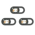 thumbnail image 5 of 3pcs Webcam Covers Slide Cartoon Kitten Camera Covers for Laptop PC Cellphone Web Camera Privacy Protector Sticker, 5 of 8