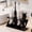 Black-BK, variant on MMJ Bathroom Storage Rack Toothbrush Holder Razor Toothpaste Organizer Plastic Countertop Washbasin Tray Caddy
