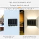 thumbnail image 4 of Mejores Lámparas Solares para Vallas Exteriores Pack 4 - Lámparas de pared LED impermeables IP65 para jardín, jardín, garaje y sendero, 4 of 7