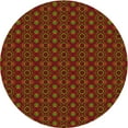 thumbnail image 1 of Ahgly Tapis d'Intérieur Lavable en Machine Carré Transitionnel Rouge Canneberge, 3 Pieds Carré, 1 of 7