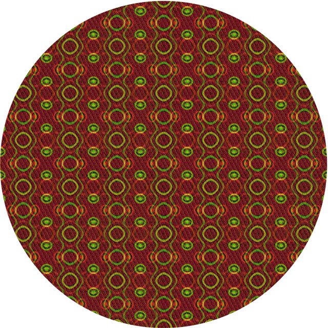 Ahgly Company Machine Washable Indoor Square Transitional Cranberry Red Area Rugs, 3' Square