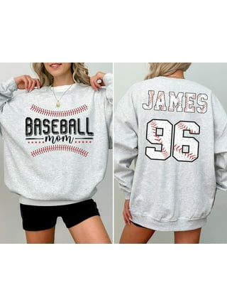 Baseball sweatshirts for moms deals
