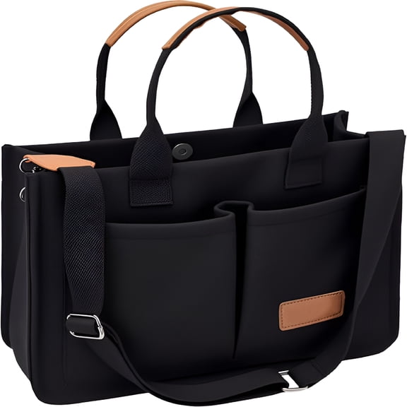 AOMRCOL Canvas Tote Bag for Women, Women's Bags Crossbody Bags Work Laptop Tote Bag Large Handbags Purse for Travel Nurse Teacher