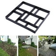 thumbnail image 6 of Jaxpety Plastic Garden Paver Mold Concrete Paver Stepping Stone Mold Walk Maker Reusable Mold,Black, 6 of 17