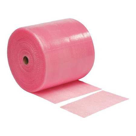 Bubble Roll Anti-Static Bubble Roll  Bubble Roll Type Anti-Static  Perforation Perforated  Bubble Size 3/16 in  Roll Width 24 in  Roll Length 175 ft  Color Pink  Rolls per Bundle 1  Box Width 24 1/2 in  Box Depth 20 in  Box Height 20 in  Perforation Increments 12 in