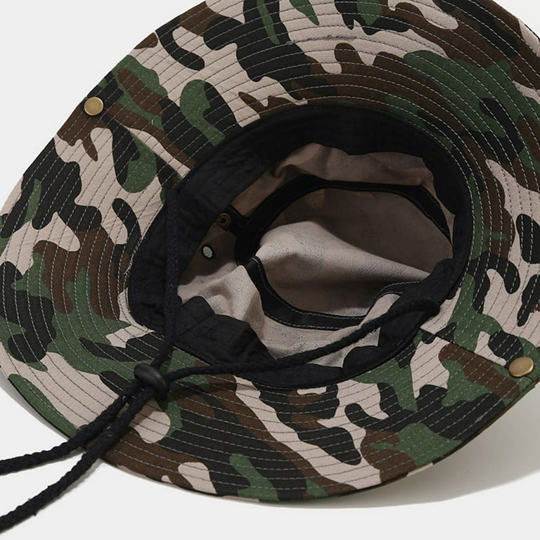 Leopard Pattern Bucket Hat Children Outdoor Boonie Hat Wide Brim Breathable  Fishing Sun Hat For Men/Women Waterproof Wide Brim Bucket Hat Boonie Hat