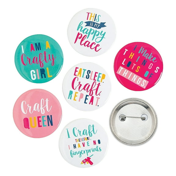 Crafty Buttons (24Pc) - Party Favors - 24 Pieces