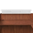 thumbnail image 3 of Regency Legacy Single Pedestal Reception Desk with White Transaction Top- Cherry, 3 of 8