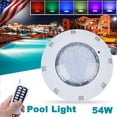 thumbnail image 2 of PEAKORA12V 54W Swimming Pool RGB LED Lights Spa Underwater Light Waterproof IP68 Lamp, 2 of 12