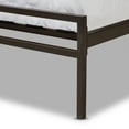 thumbnail image 6 of Baxton Studio Jeanette Modern and Contemporary Black Finished Metal Full Size Platform Bed, 6 of 9