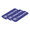 Blue, variant on Translator 1 x 3" Name Tag/Badge, Black, (3 Pack)